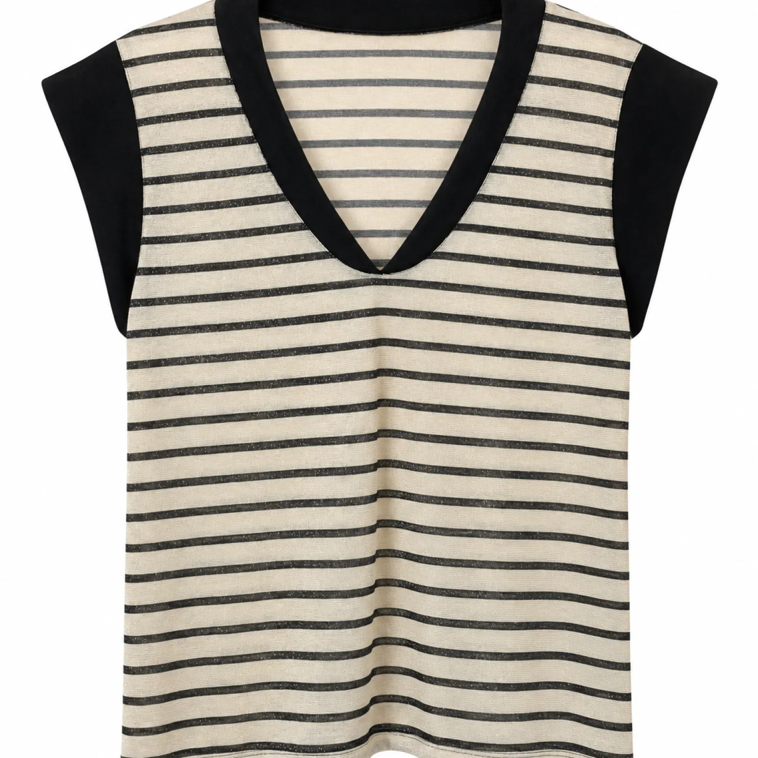 Polera Golden rayas