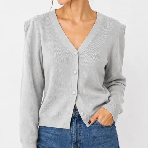 Cardigan N1 Gris claro