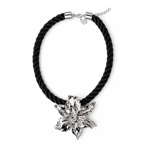 Collar Fior plateado